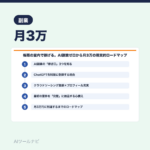 梅雨の室内で稼げる。AI副業ゼロから月3万の現実的ロードマップ｜AIツールナビ