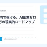 梅雨の室内で稼げる。AI副業ゼロから月3万の現実的ロードマップ | AIツールナビ